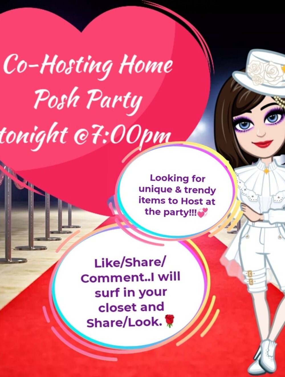Co-Hosting 7:00 PM PARTY